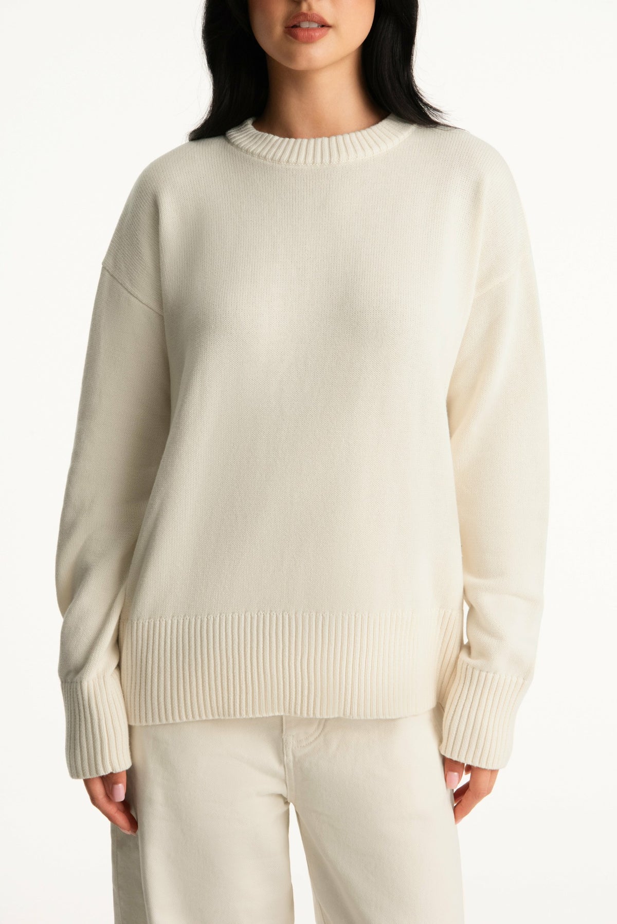 SET X PARKE COTTON CREWNECK - CREAM | SET ACTIVE