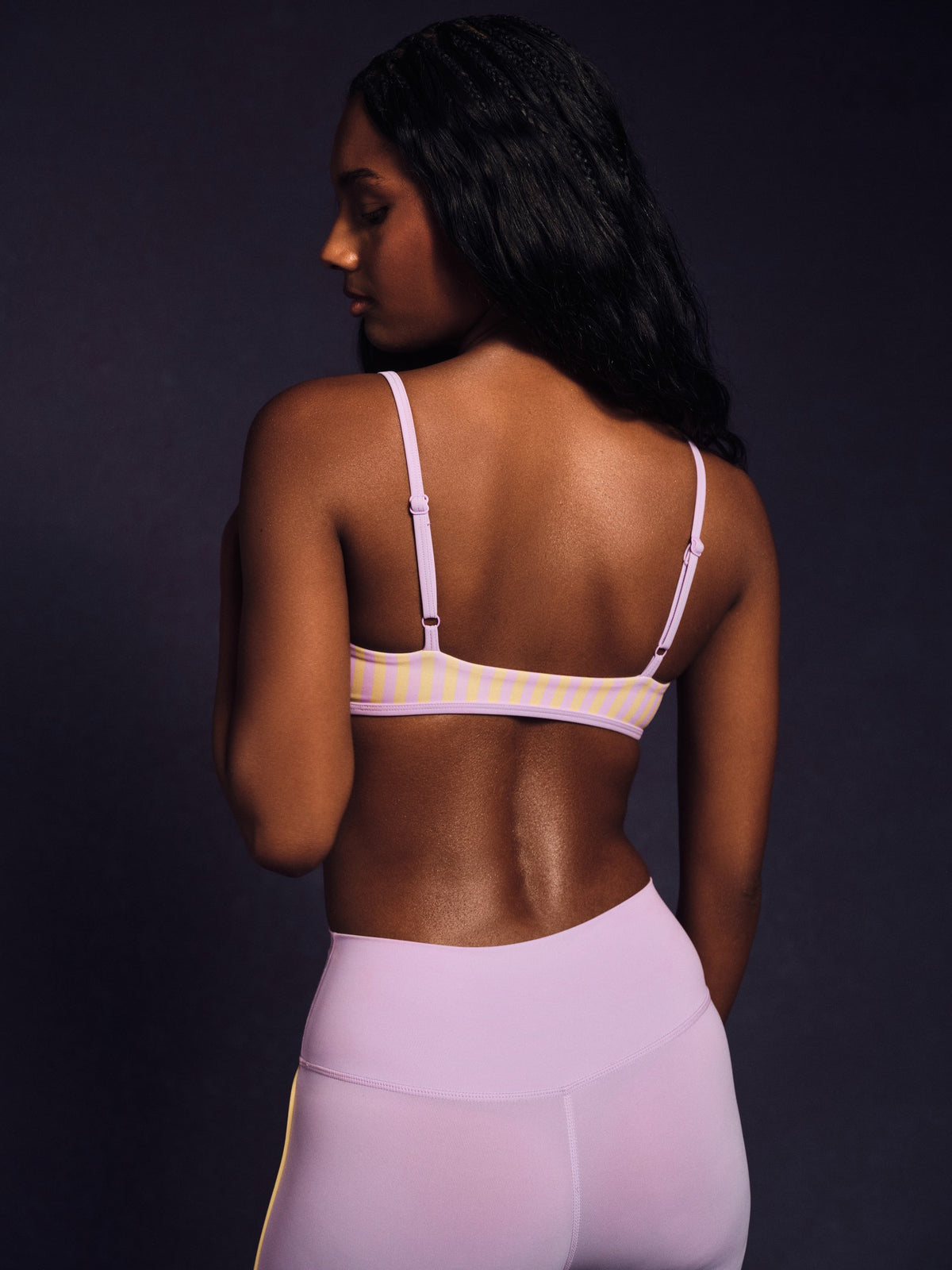 LUXFORM® LUX STRIPE BASE BRA - BUTTERCREAM | SET ACTIVE