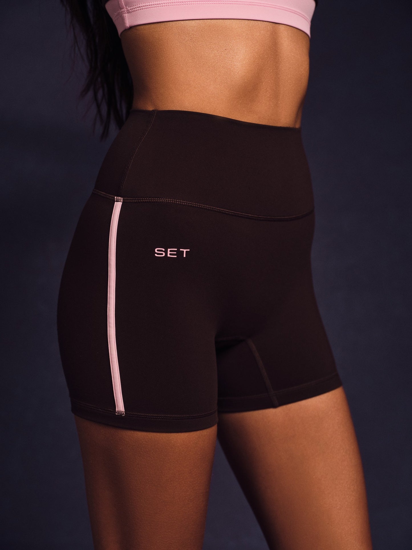 SPORTBODY® SPORTY STRIPE SHORTS - SWIRL | SET ACTIVE