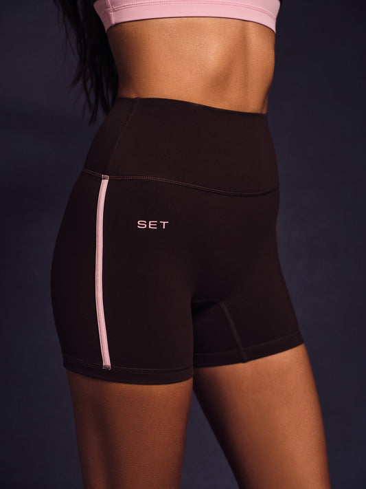 SPORTBODY® SPORTY STRIPE SHORTS - SWIRL | SET ACTIVE