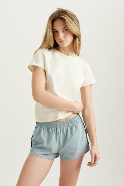 CLASSIC COTTON DAILY STAPLE POCKET TEE - HAVEN | SET ACTIVE