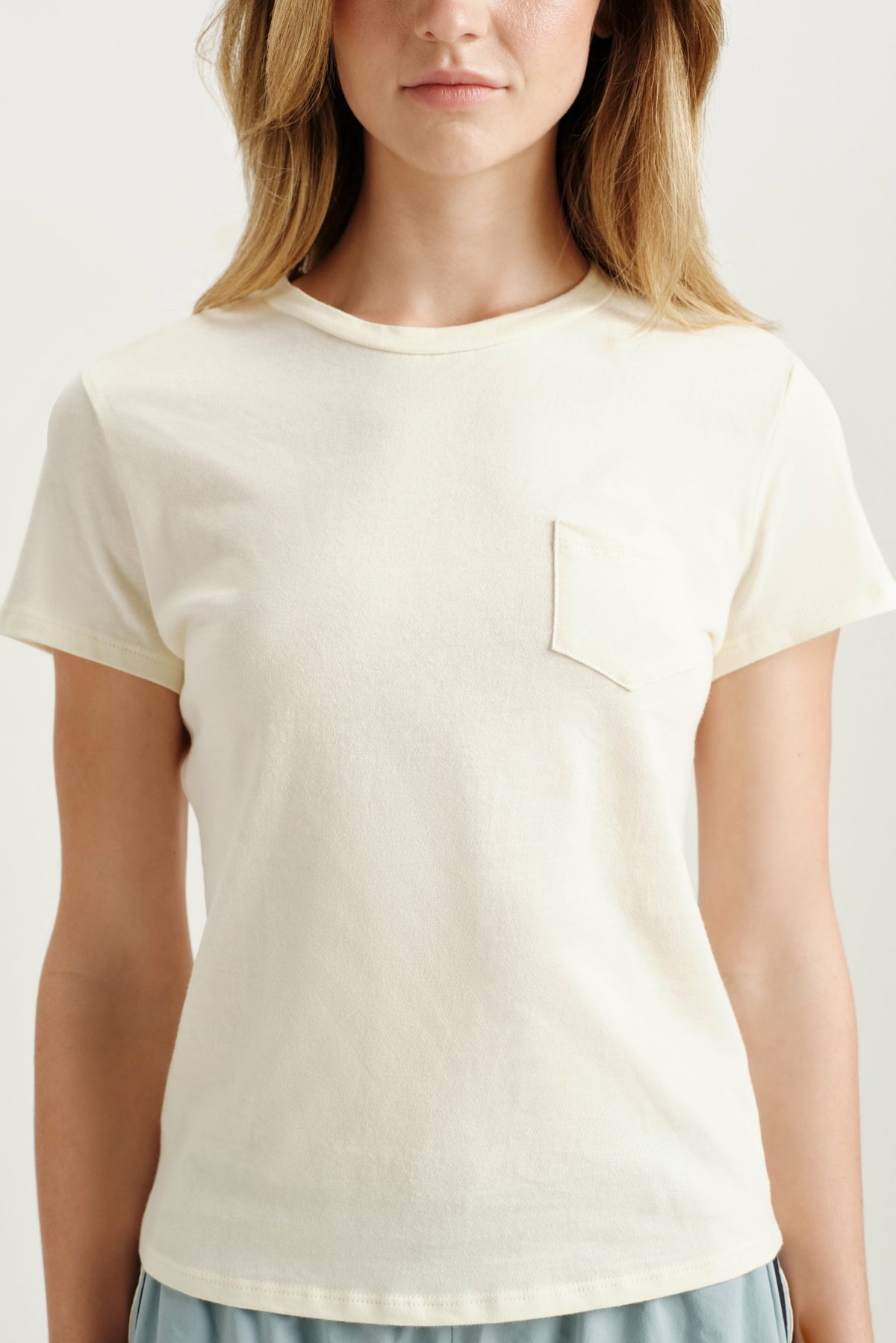 CLASSIC COTTON DAILY STAPLE POCKET TEE - HAVEN | SET ACTIVE