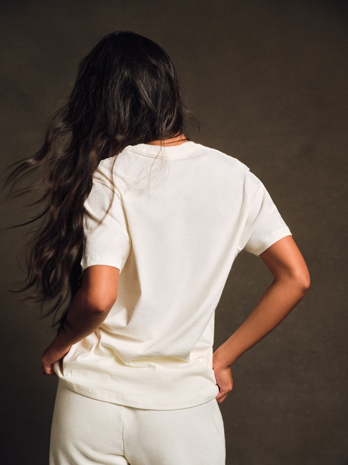 CLASSIC COTTON DAILY I LOVE SET BOYFRIEND TEE - ICING | SET ACTIVE