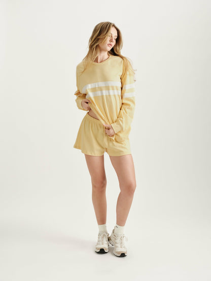 HEAVY COTTON EASY SHORTS - BUTTER | SET ACTIVE