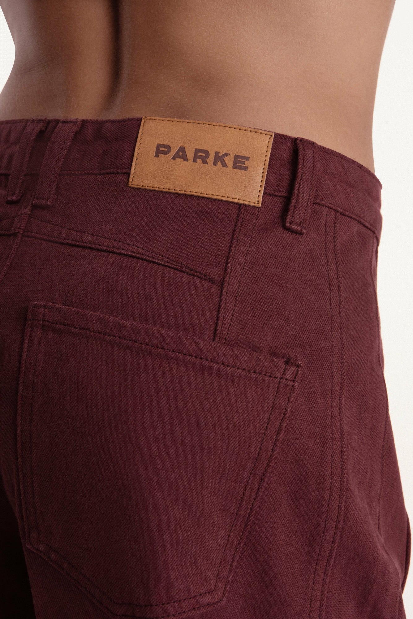 SET X PARKE HORSESHOE JEANS - RHUBARB | SET ACTIVE