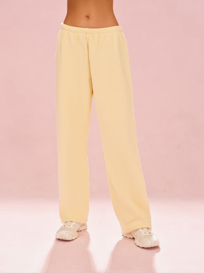 MIDWEIGHT SWEATS STAPLE STRAIGHT LEG SWEATPANTS - ORANGE SODA | SET ACTIVE