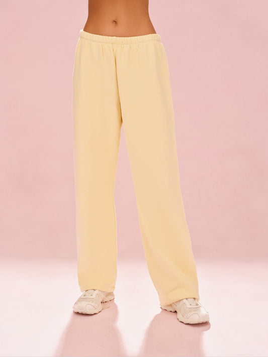 MIDWEIGHT SWEATS STAPLE STRAIGHT LEG SWEATPANTS - ORANGE SODA | SET ACTIVE