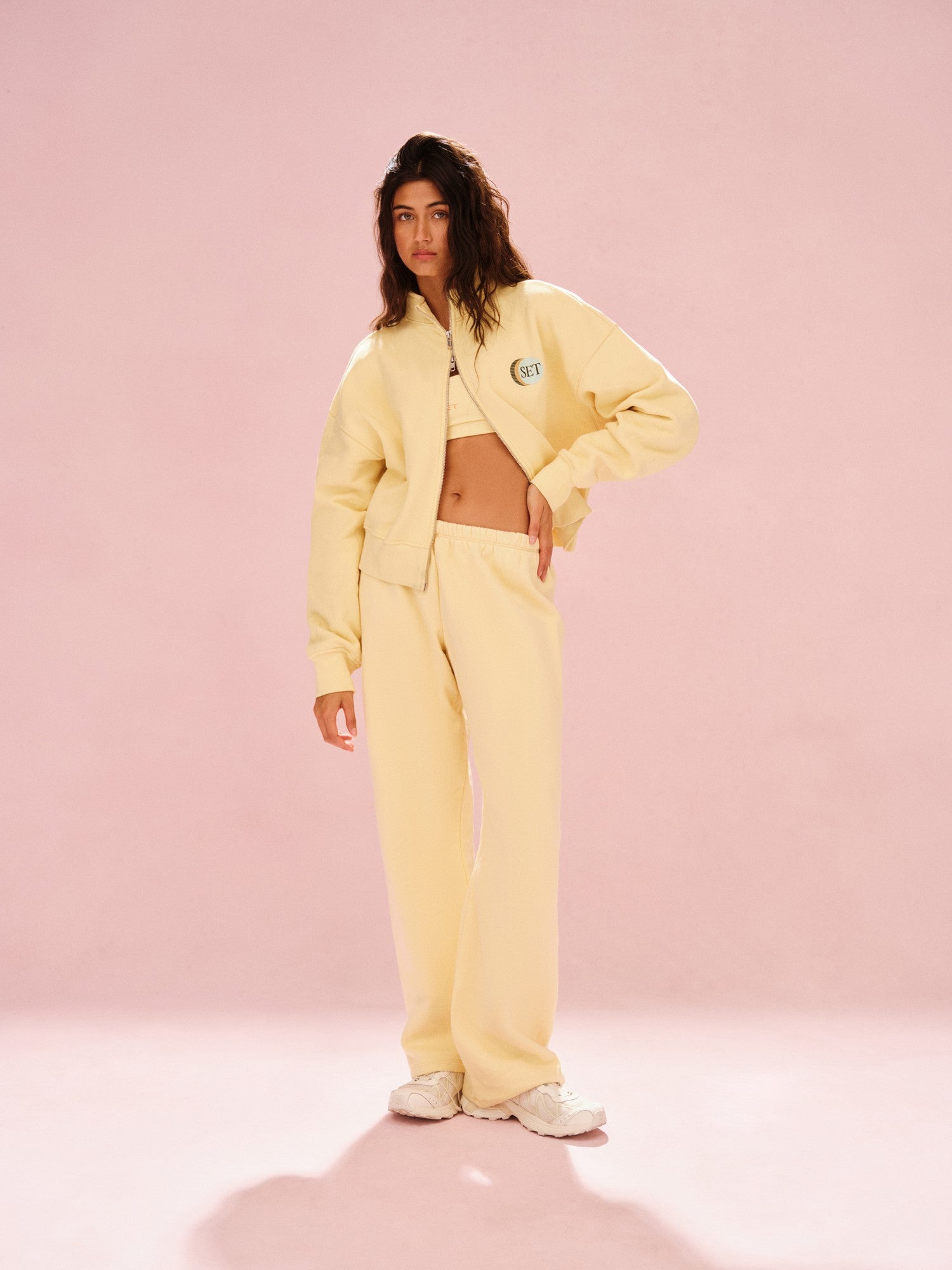 MIDWEIGHT SWEATS STAPLE STRAIGHT LEG SWEATPANTS - ORANGE SODA | SET ACTIVE
