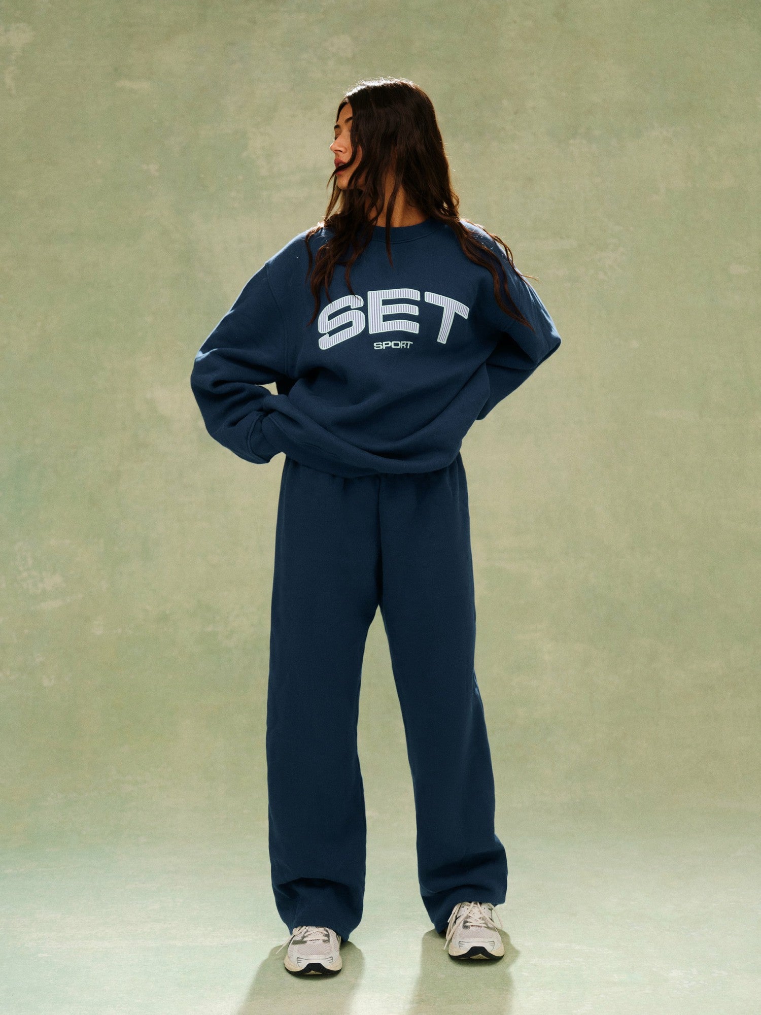 MIDWEIGHT SWEATS STAPLE STRAIGHT LEG SWEATPANTS - SPEARMINT | SET ACTIVE