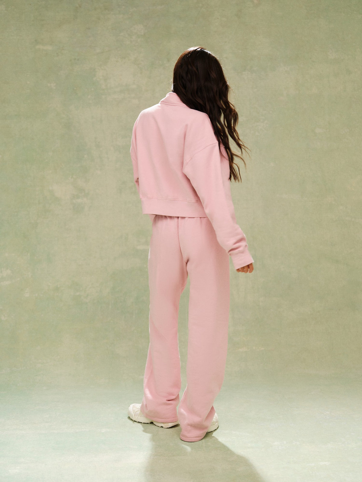MIDWEIGHT SWEATS STAPLE SET FUNNEL ZIP - BLOOM | SET ACTIVE