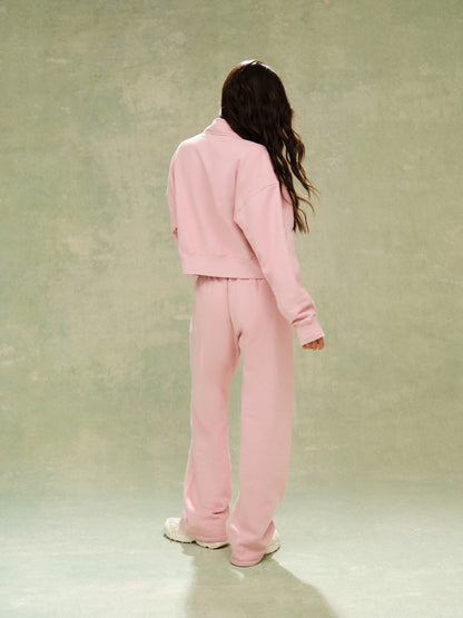 MIDWEIGHT SWEATS STAPLE SET FUNNEL ZIP - BLOOM | SET ACTIVE