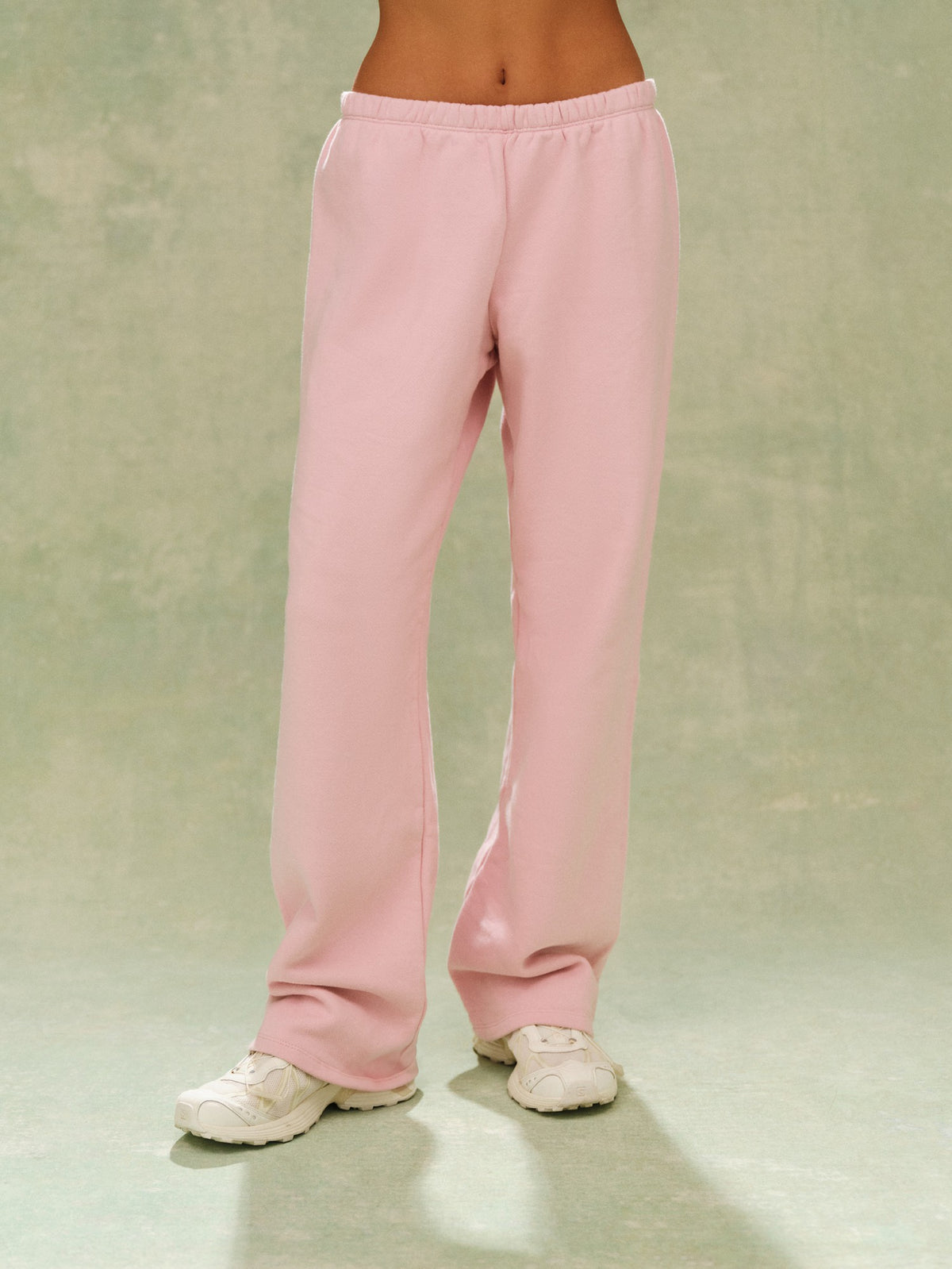 MIDWEIGHT SWEATS STAPLE STRAIGHT LEG SWEATPANTS - BLOOM | SET ACTIVE