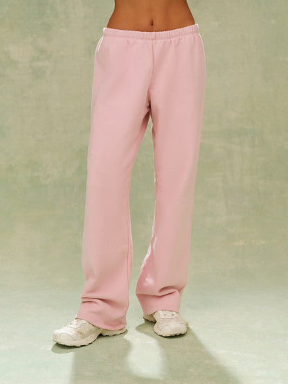MIDWEIGHT SWEATS STAPLE STRAIGHT LEG SWEATPANTS - BLOOM | SET ACTIVE