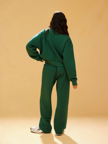 MIDWEIGHT SWEATS STAPLE STRAIGHT LEG SWEATPANTS - LAWN | SET ACTIVE