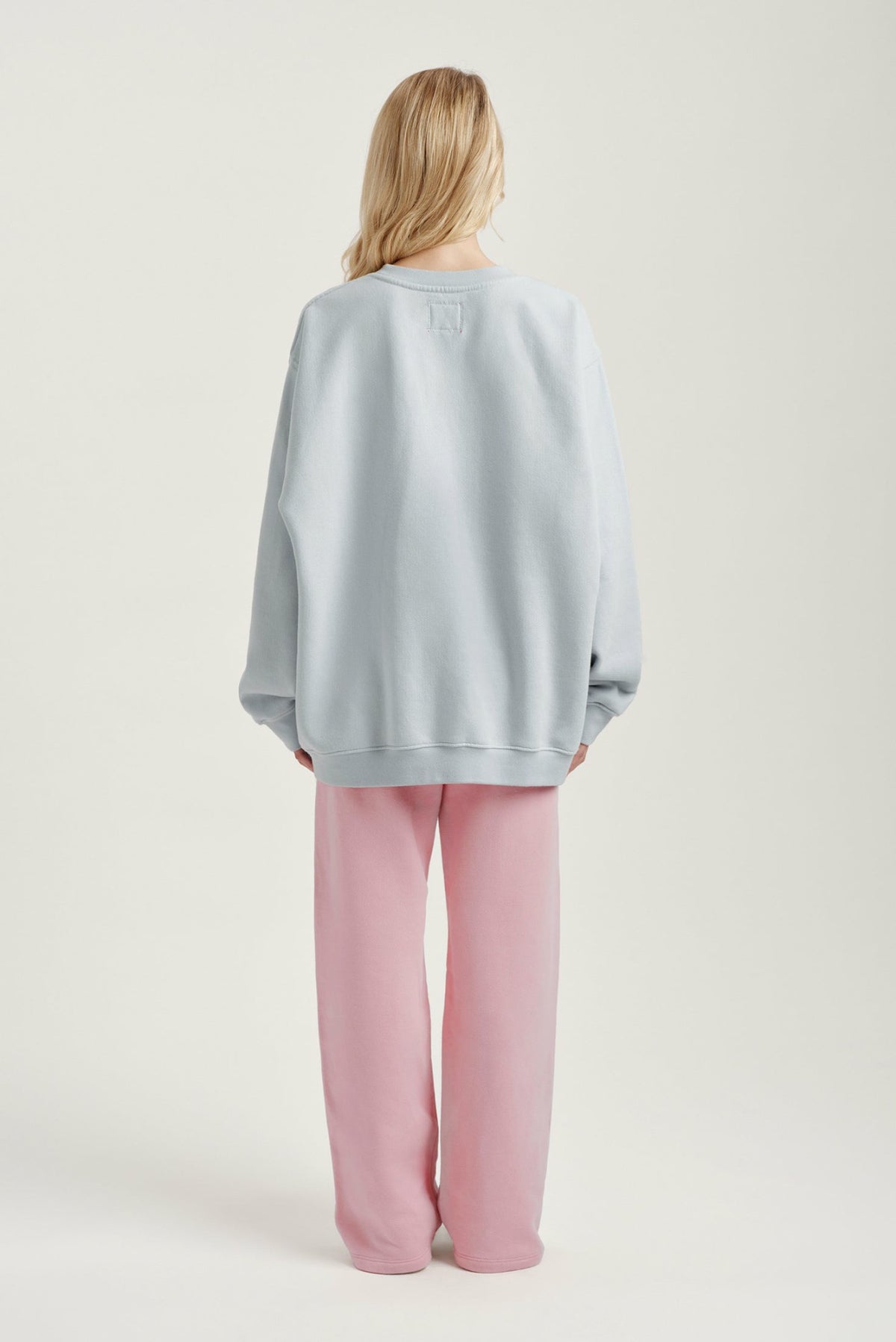 MIDWEIGHT SWEATS STAPLE STRAIGHT LEG SWEATPANTS - INVERSE BLUSH | SET ACTIVE