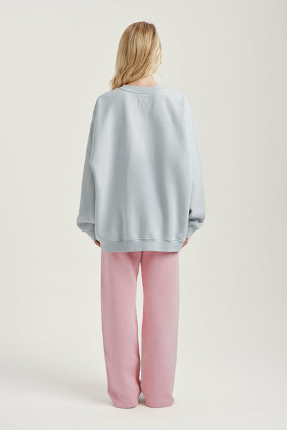 MIDWEIGHT SWEATS STAPLE STRAIGHT LEG SWEATPANTS - INVERSE BLUSH | SET ACTIVE