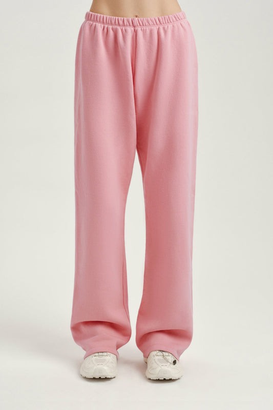 MIDWEIGHT SWEATS STAPLE STRAIGHT LEG SWEATPANTS - INVERSE ROSEBUD | SET ACTIVE
