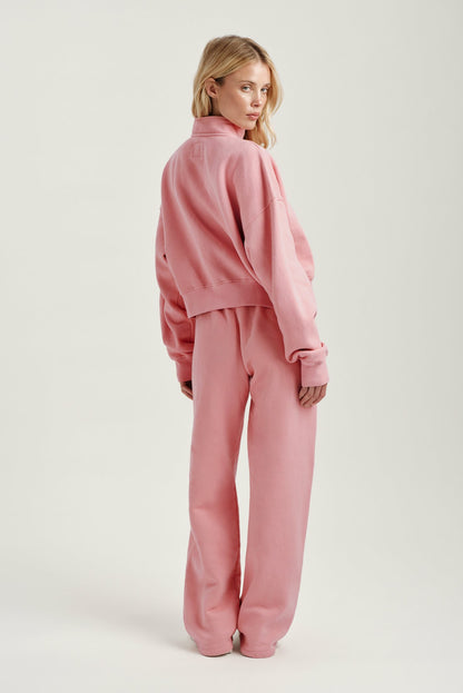 MIDWEIGHT SWEATS STAPLE STRAIGHT LEG SWEATPANTS - INVERSE ROSEBUD | SET ACTIVE