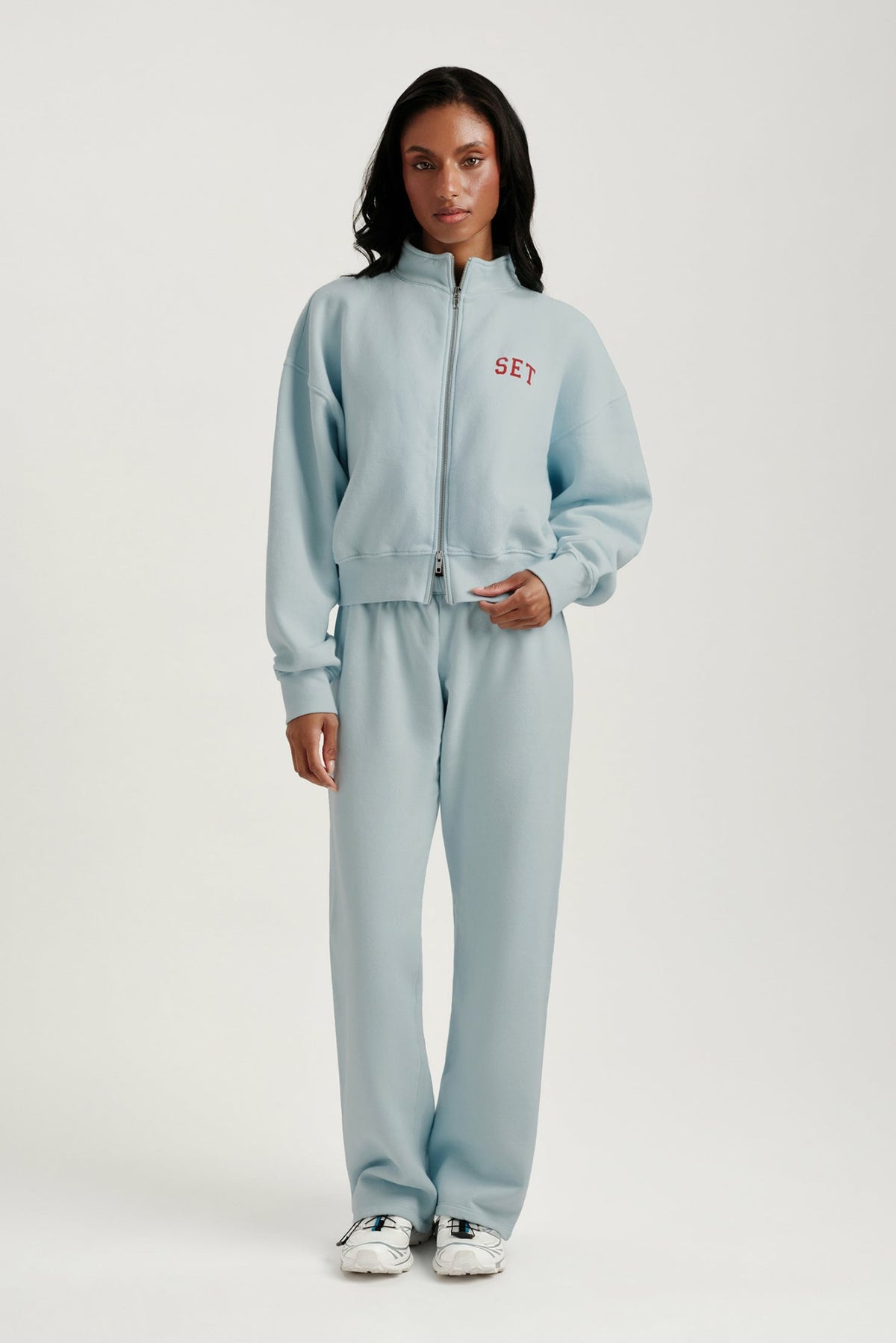 MIDWEIGHT SWEATS STAPLE SET FUNNEL ZIP - VERSE | SET ACTIVE