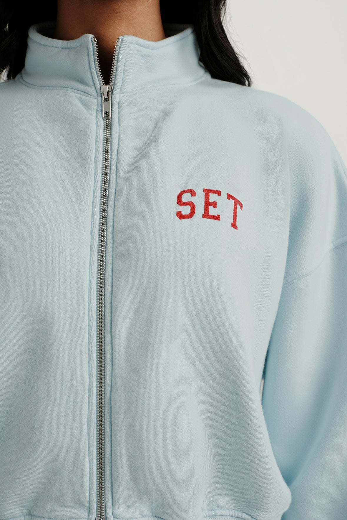 MIDWEIGHT SWEATS STAPLE SET FUNNEL ZIP - VERSE | SET ACTIVE