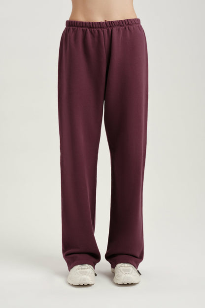 MIDWEIGHT SWEATS STAPLE STRAIGHT LEG SWEATPANTS - ROSEBUD | SET ACTIVE