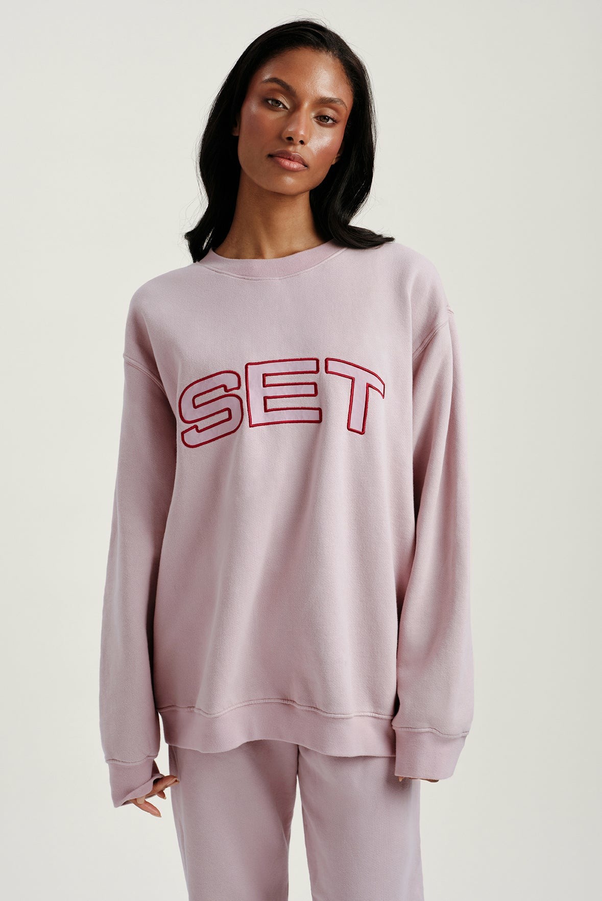 MIDWEIGHT SWEATS STAPLE SET CREWNECK - SONNET | SET ACTIVE