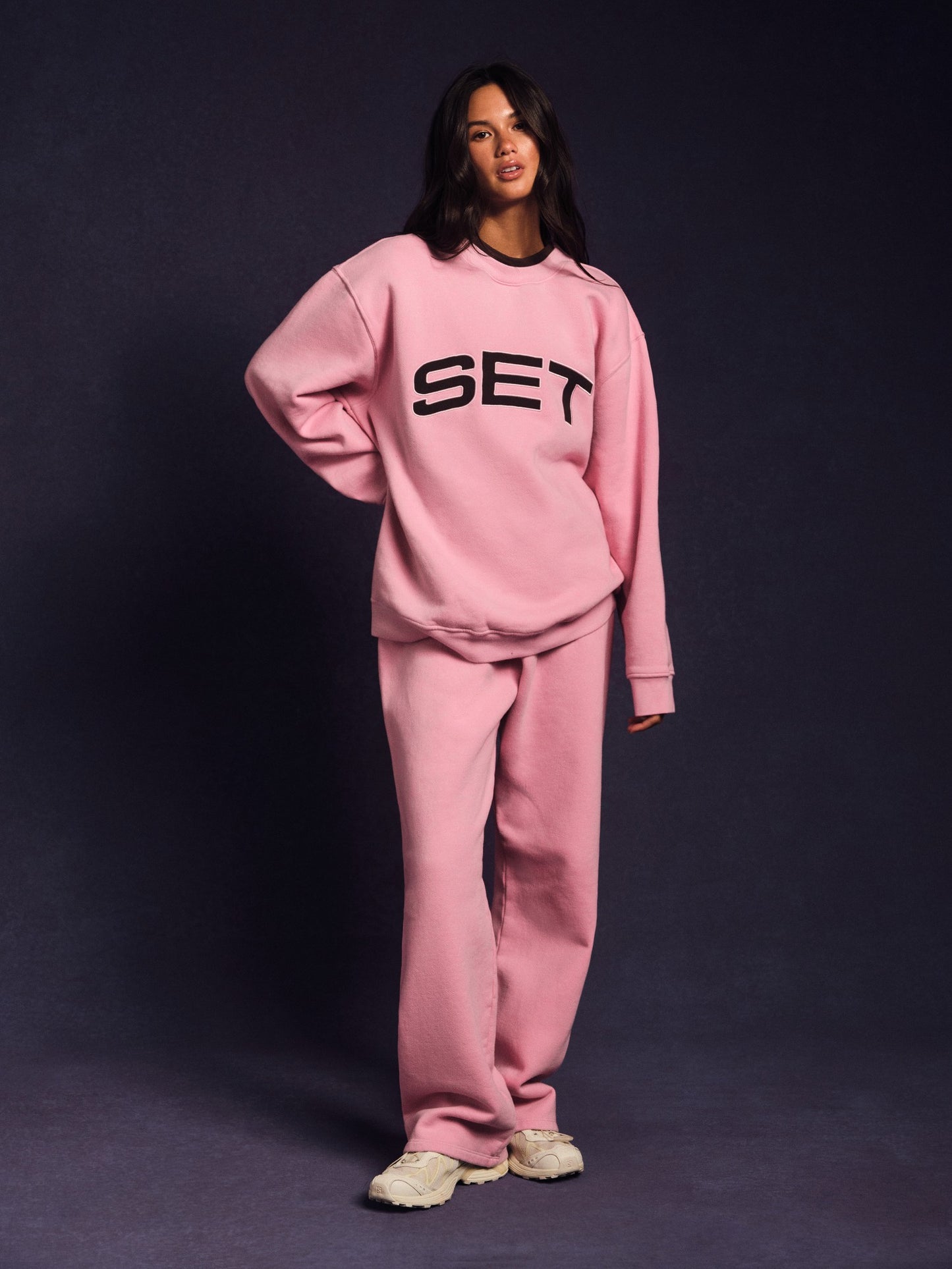 MIDWEIGHT SWEATS STAPLE STRAIGHT LEG SWEATPANTS - SWIRL | SET ACTIVE