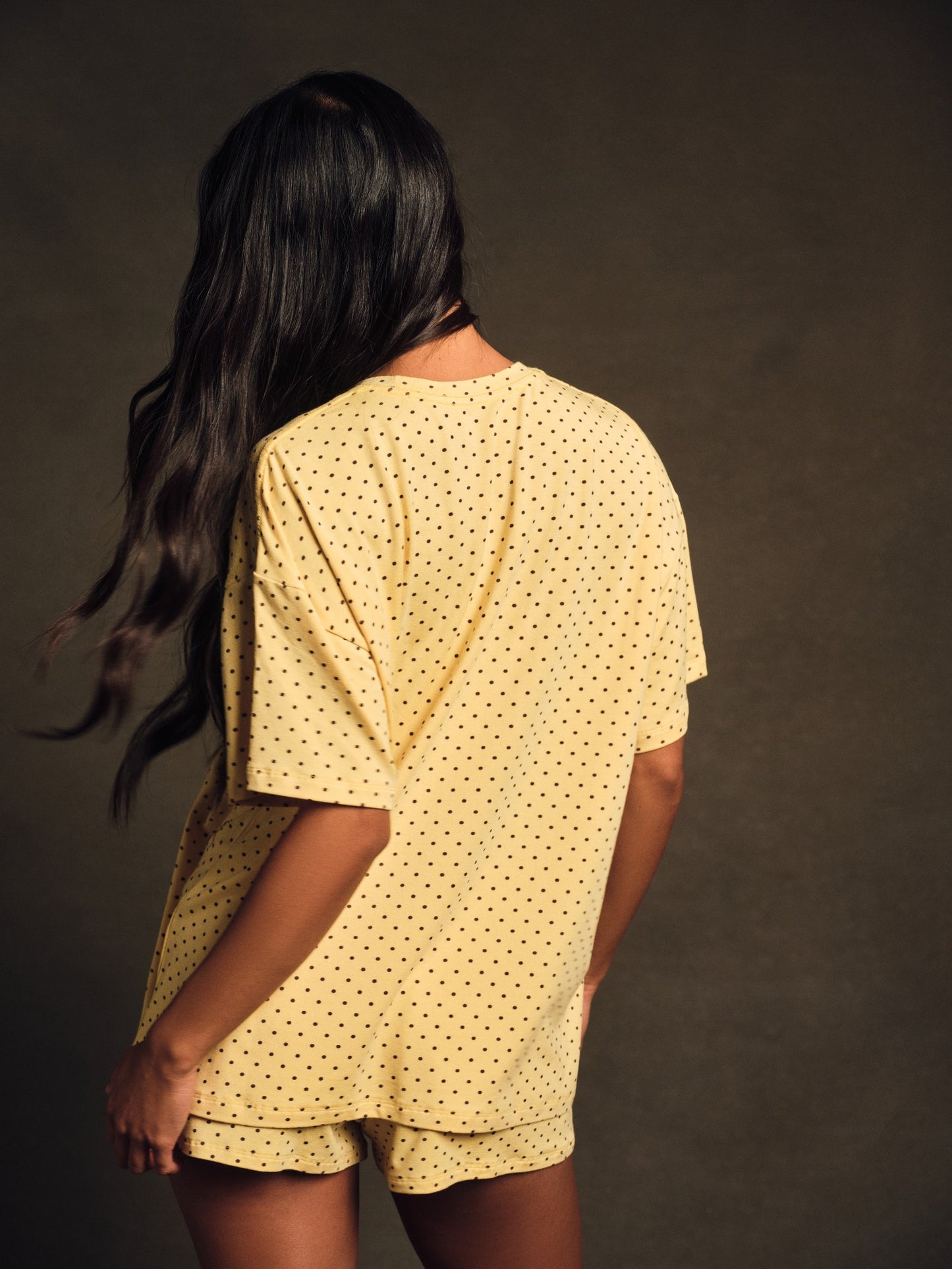 SLEEP JERSEY COMFORT POLKA DOT BOXY TEE - SPARKLER | SET ACTIVE
