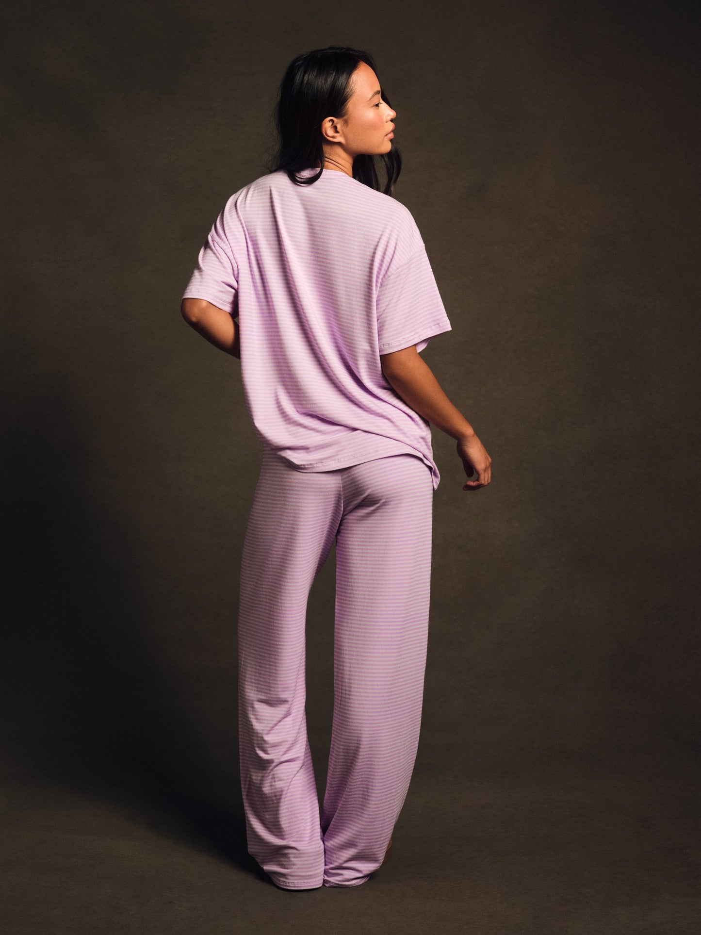 SLEEP JERSEY COMFORT STRIPE SLEEP PANTS - BUTTERCREAM | SET ACTIVE