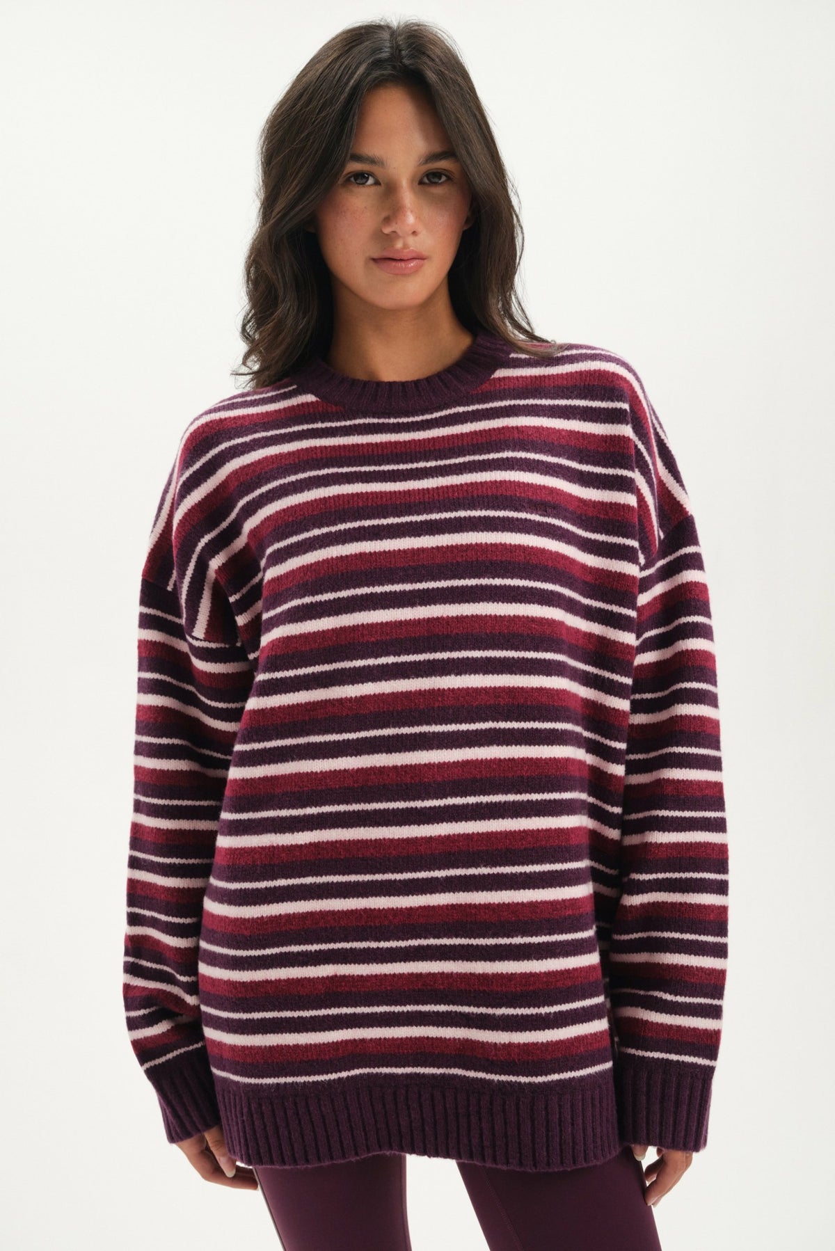STUDIO KNIT STUDIO KNIT CREWNECK - POPPY | SET ACTIVE