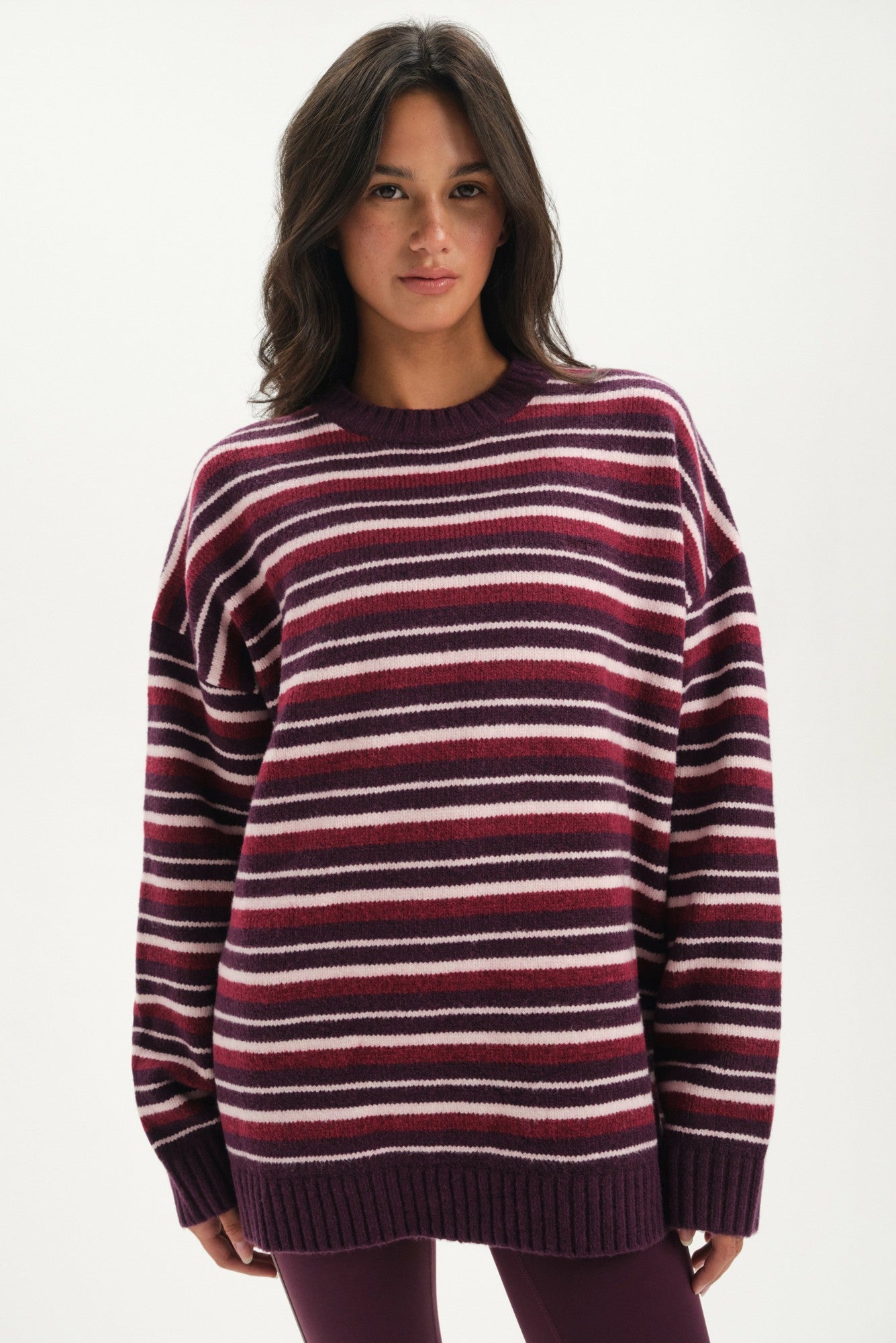 STUDIO KNIT STUDIO KNIT CREWNECK - POPPY | SET ACTIVE