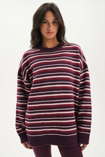 STUDIO KNIT STUDIO KNIT CREWNECK - POPPY | SET ACTIVE