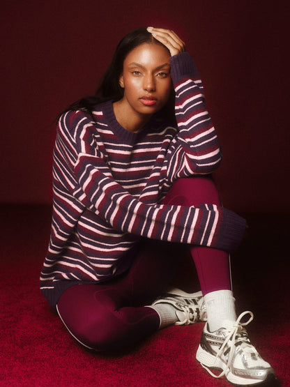 STUDIO KNIT STUDIO KNIT CREWNECK - POPPY | SET ACTIVE