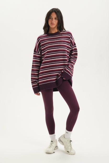 STUDIO KNIT STUDIO KNIT CREWNECK - POPPY | SET ACTIVE