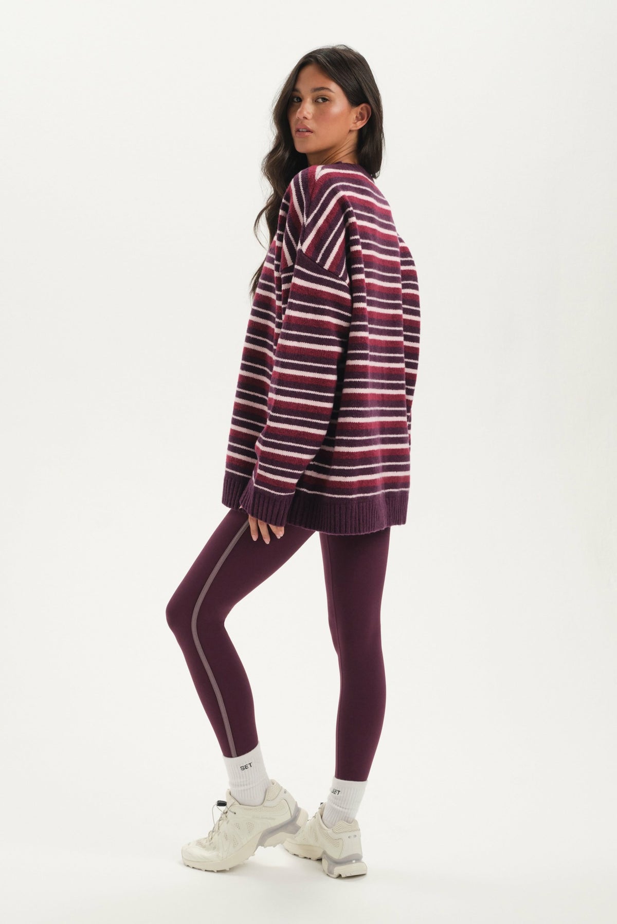 STUDIO KNIT STUDIO KNIT CREWNECK - POPPY | SET ACTIVE