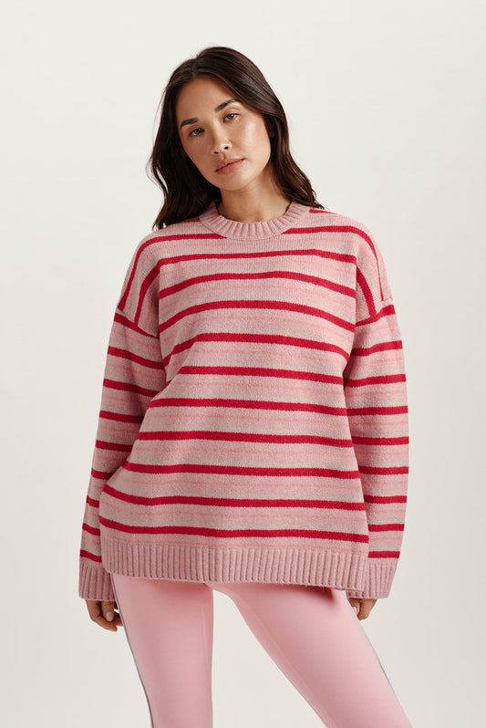 STUDIO KNIT STUDIO KNIT CREWNECK - BLUSH | SET ACTIVE