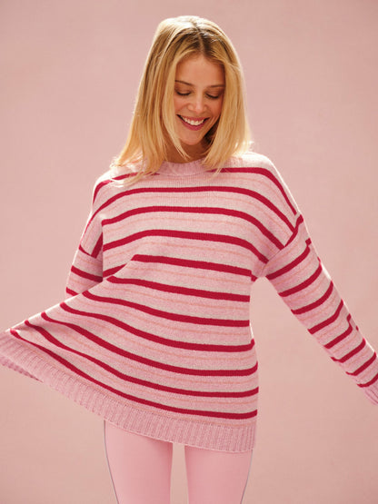 STUDIO KNIT STUDIO KNIT CREWNECK - BLUSH | SET ACTIVE