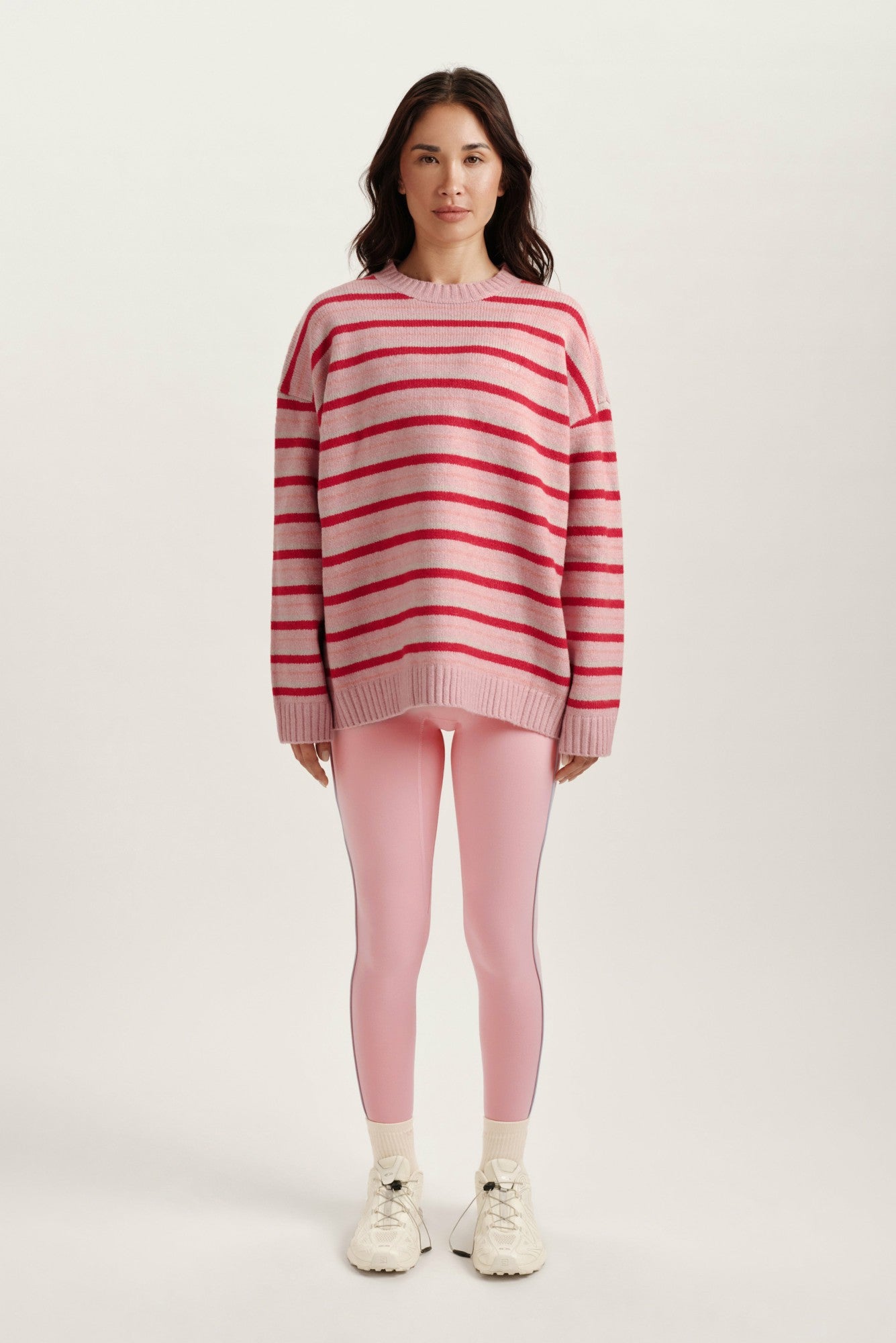STUDIO KNIT STUDIO KNIT CREWNECK - BLUSH | SET ACTIVE