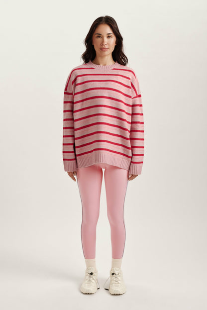 STUDIO KNIT STUDIO KNIT CREWNECK - BLUSH | SET ACTIVE