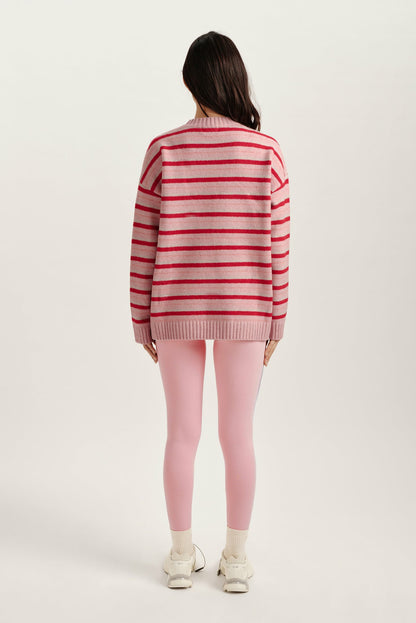 STUDIO KNIT STUDIO KNIT CREWNECK - BLUSH | SET ACTIVE