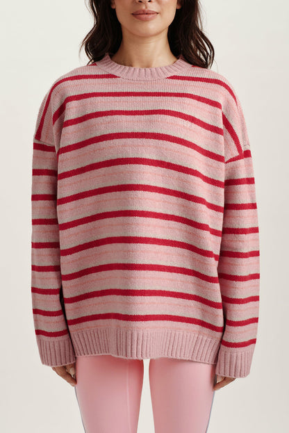 STUDIO KNIT STUDIO KNIT CREWNECK - BLUSH | SET ACTIVE