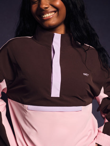 NYLON TRACK 90'S PULLOVER - SWIRL | SET ACTIVE
