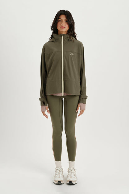 NYLON DUET CINCHED WINDBREAKER - SEDONA | SET ACTIVE
