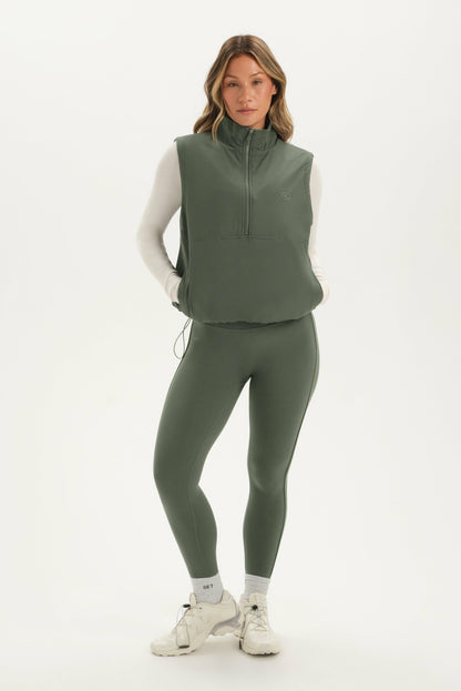 MICROFLEECE/NYLON DUET REVERSIBLE VEST - GROTTO | SET ACTIVE