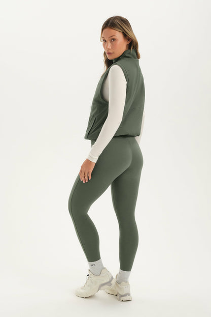 MICROFLEECE/NYLON DUET REVERSIBLE VEST - GROTTO | SET ACTIVE