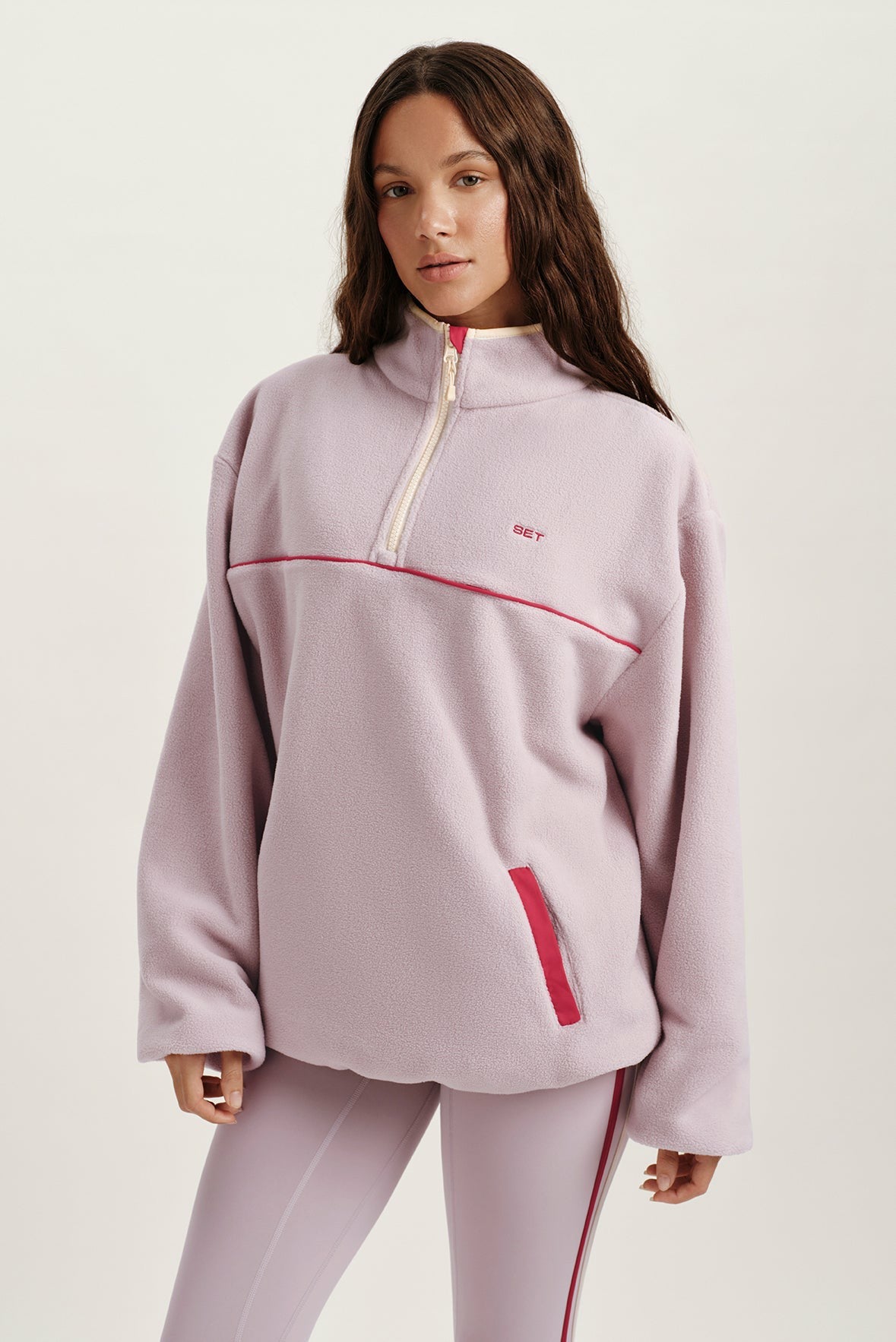 MICROFLEECE HALF ZIP - SONNET | SET ACTIVE
