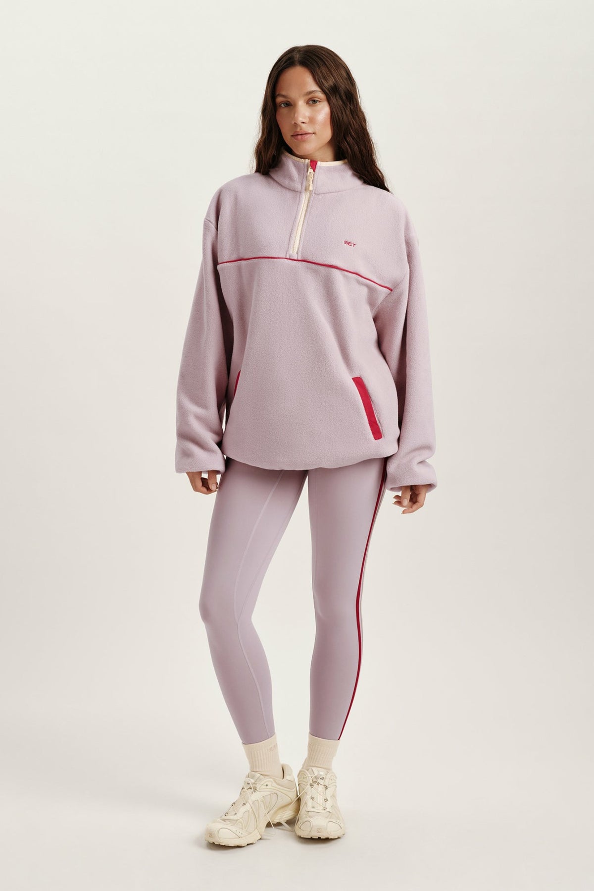 MICROFLEECE HALF ZIP - SONNET | SET ACTIVE