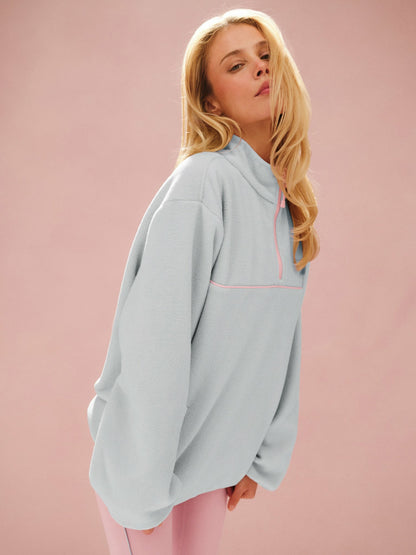 MICROFLEECE HALF ZIP - BLUSH | SET ACTIVE