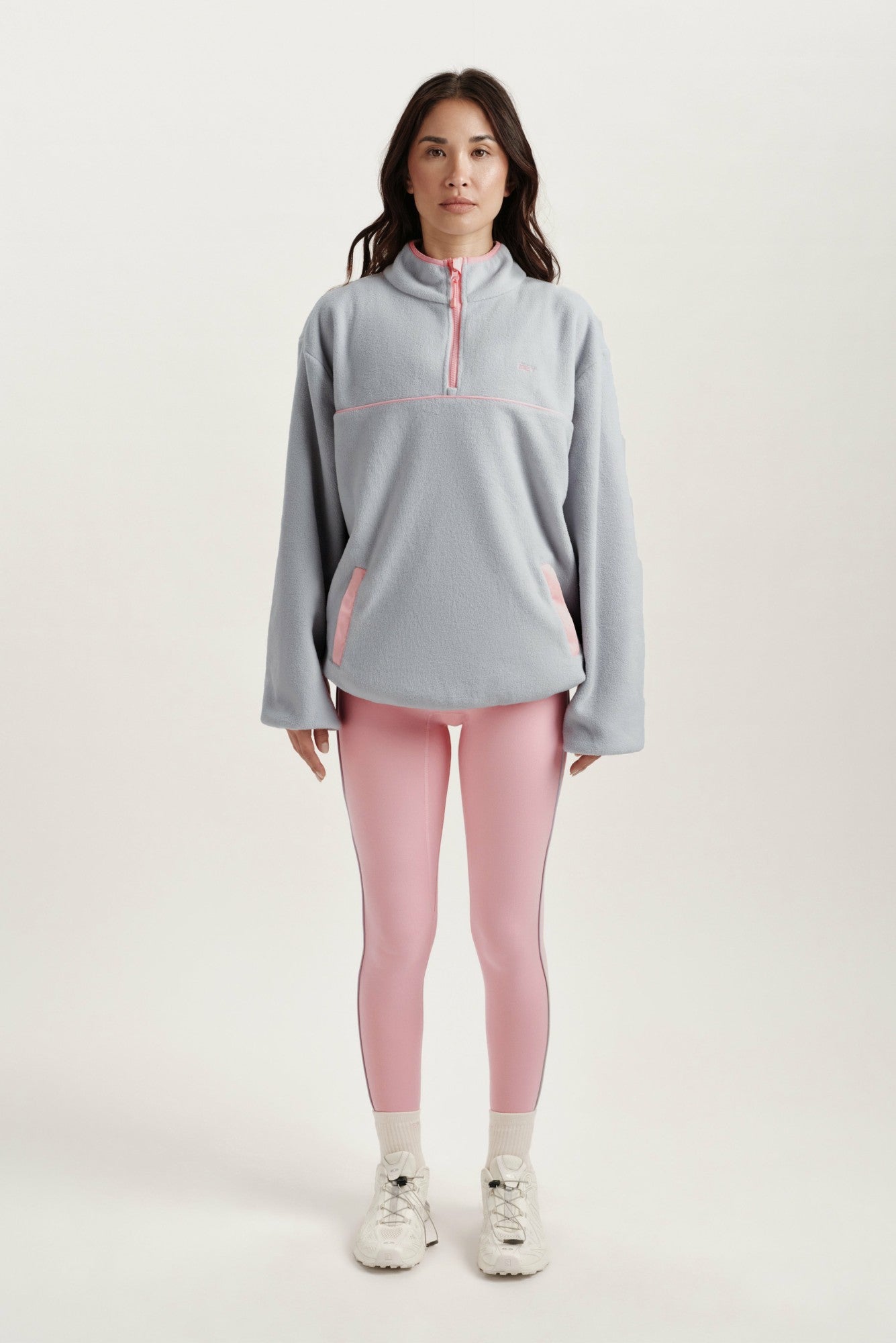 MICROFLEECE HALF ZIP - BLUSH | SET ACTIVE