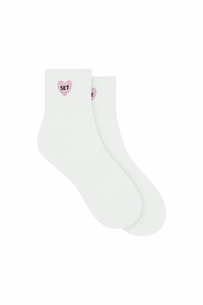 I LOVE SET SHORTY SOCKS - ICING | SET ACTIVE